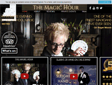 Tablet Screenshot of magichourshow.com